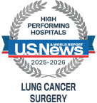 US News Lung Cancer Surgery 2024-2025 Emblem