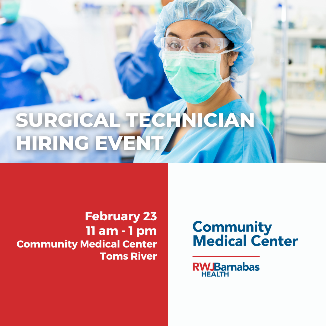 02/23 Surgical Technician Hiring Event