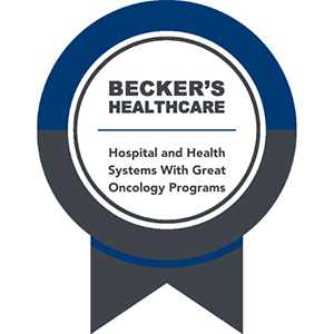 Becker's Health Hospital and Health Systems with Great Oncology Programs badge