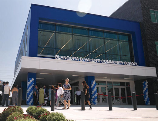 Blanquita B. Valenti Community School front facade