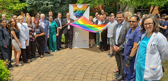 CMMC Pride Flag Raising with NJCRI