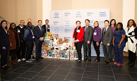 Jersey City Medical Center toy drive