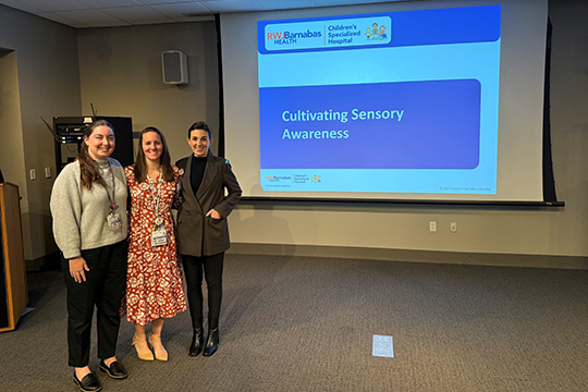 Liz Trembley, Lorianne Megill and Caitlyn Foelsch