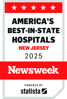 Newsweek America's Best In State Hospitals NJ 2025 Logo