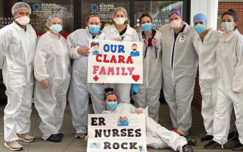 Emergency Department nurses at CMMC stayed strong and united