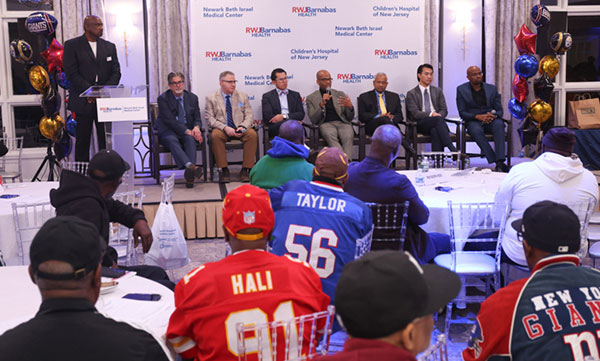 George Martin moderating a panel