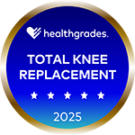 Healthgrades - 5 stars - Total Knee Replacement