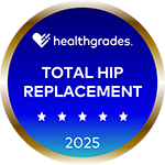 Healthgrades - 5 stars - Total Hip Replacement