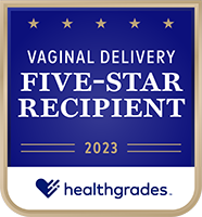 Healthgrades Five-Star Recipient Vaginal Delivery