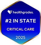 Healthgrades - #2 in State for Critical Care