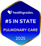 Healthgrades - #4 in State for Pulmonary Care