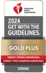 American Heart Association 2024 Get with the Guidelines Gold Plus Award - Stroke